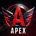 Apex英雄游戏Logo - 充满动感的A字形标志与翅膀图案